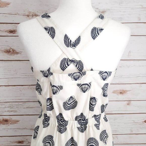 J. Crew Factory Sea Shell Print Maxi Sundress - Picture 9 of 12